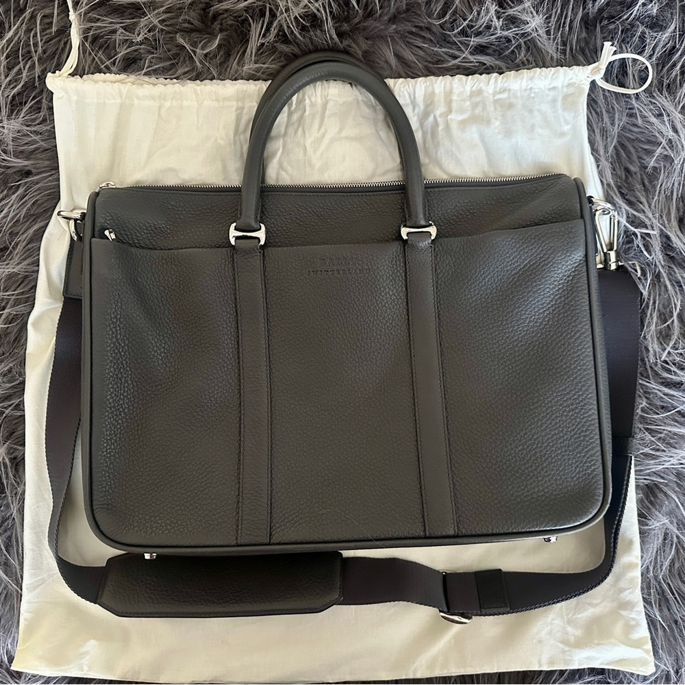 Bally Men’s Leather Briefcase